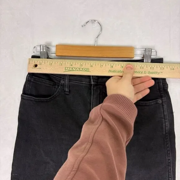 Madewell Black The 10" High Rise Skinny Jeans 27P - Picture 3 of 12